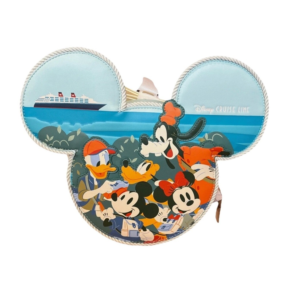 Disney Cruise Line Mickey & Friends Australia New Zealand Rope Crossbody Bag NEW